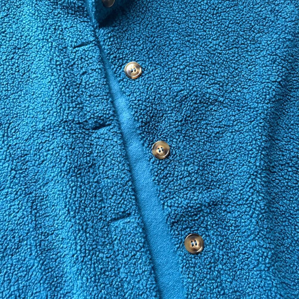 Cobalt Blue Teddy Vest - Picture 2 of 3